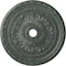 Ekena Millwork Palmetto Medallion (Canopies up to 7 5/8"), 31 1/2"OD x 3 5/8"ID x 1 3/4"P, Athenian Green Crackle CM31PMAGC - alternate 1